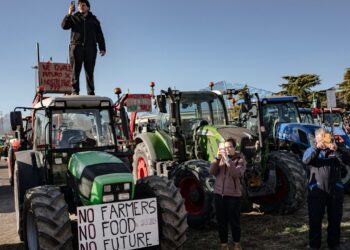 Detienen 18 personas en Francia por obstruir el tráfico en protestas agrícolas