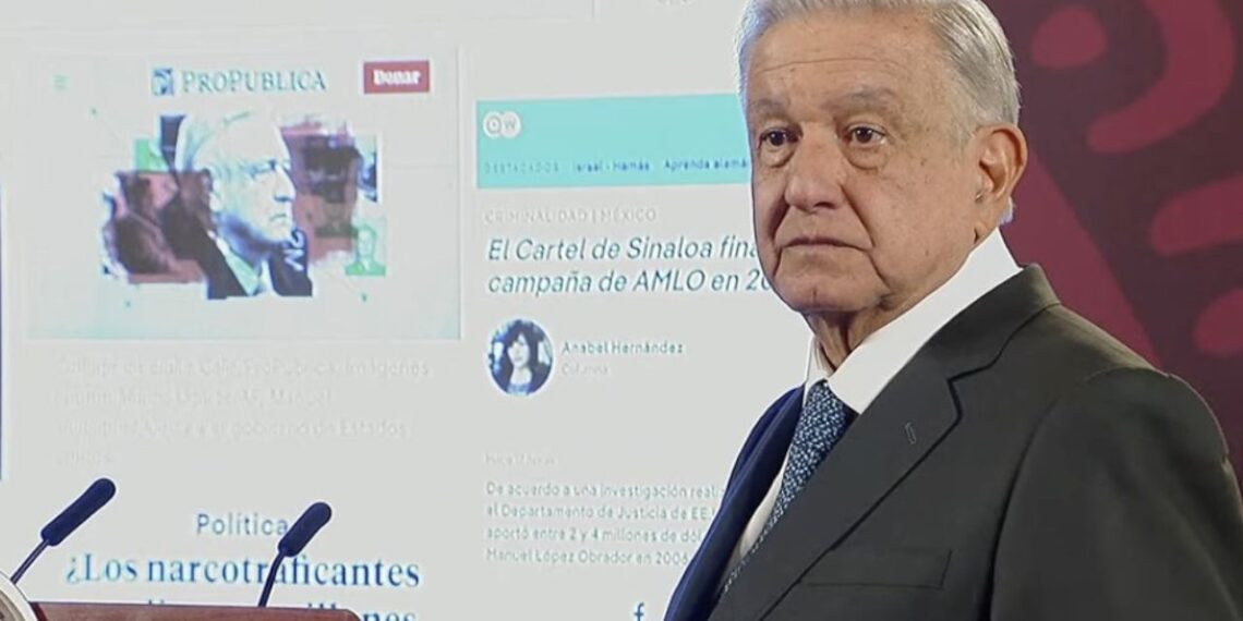 “Es falso, una vil calumnia”: AMLO dice que el Cártel de Sinaloa no financió su campaña en 2006