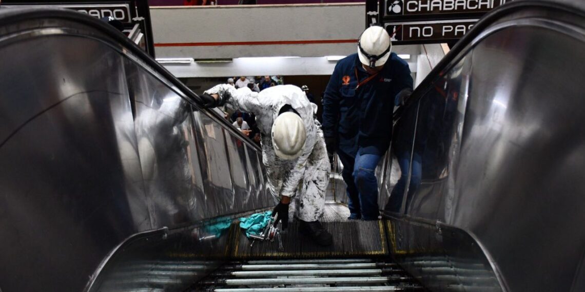 Alista Metro renovación de 18 escaleras eléctricas en tres líneas