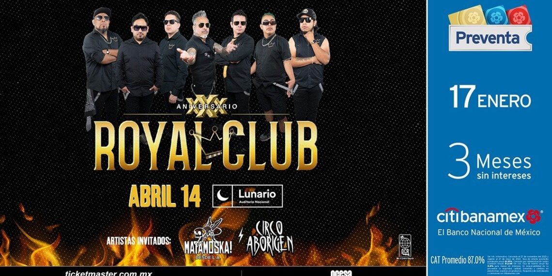 ROYAL CLUB: El Lunario vibrará al ritmo del ska por sus 30 años de carrera