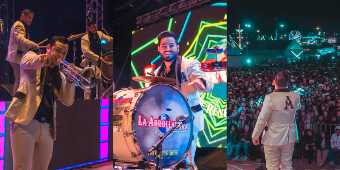 LA ARROLLADORA BANDA EL LIMÓN de René Camacho  EN CONCIERTO