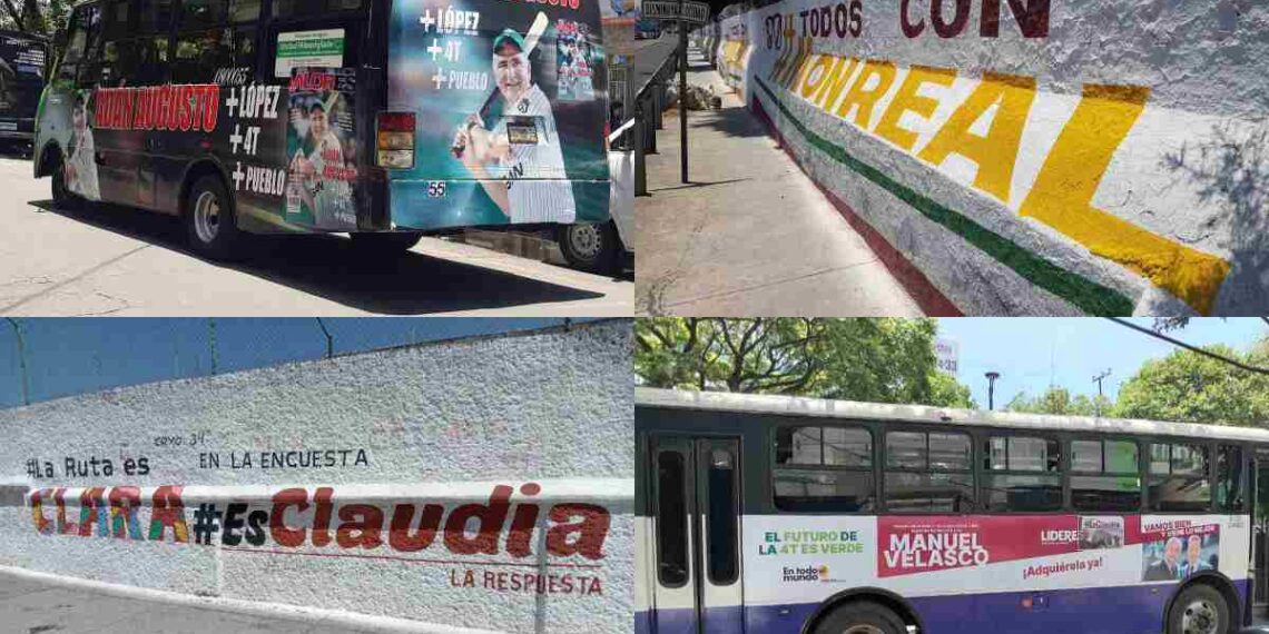 Morena comienza a pegar propaganda en CDMX