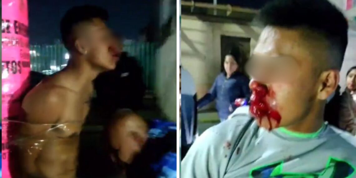 Vecinos de Ecatepec someten a presunto asaltante