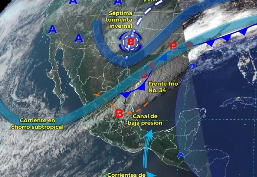 Prevén «Norte» y lluvias en varios estados