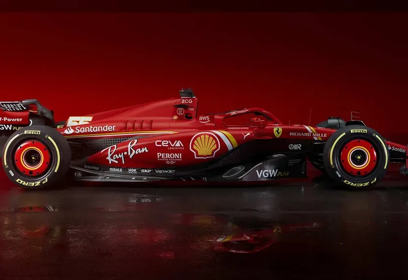 Ferrari presenta su revolucionario auto SF24 para la F1