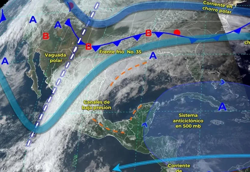 Se esperan lluvias y bajas temperaturas