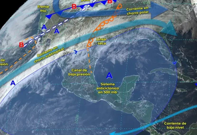 ¡Calor, frío y lluvias!