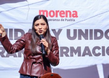 Se mantiene firme Claudia Rivera en sus aspiraciones a la alcaldía de Puebla