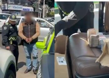 Detienen a hombre con más de 2mdp en la Miguel Hidalgo