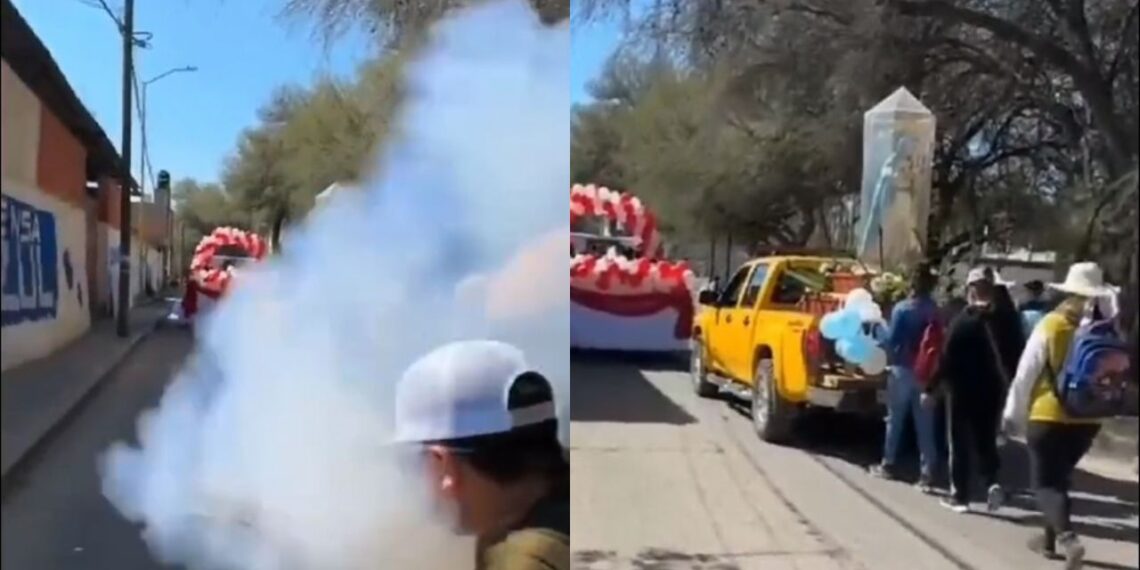 Explosión en peregrinación deja al menos 7 lesionados en Aguascalientes