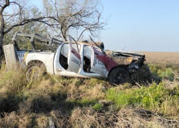 Mueren dos agentes de la Guardia Estatal tras volcadura en Tamaulipas