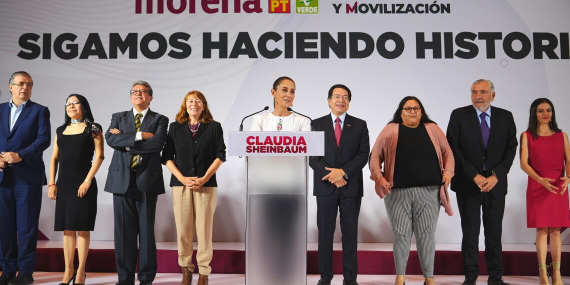 De cara a las elecciones Sheinbaum se declara lista par ser presidenta y presenta a su equipo de campaña