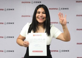 Lourdes Paz se registra como candidata de Morena a alcaldesa de Iztacalco