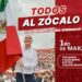 La doctora Claudia Sheinbaum anuncia inicio de campaña y presentación de proyecto de nación en el Zócalo de la CDMX