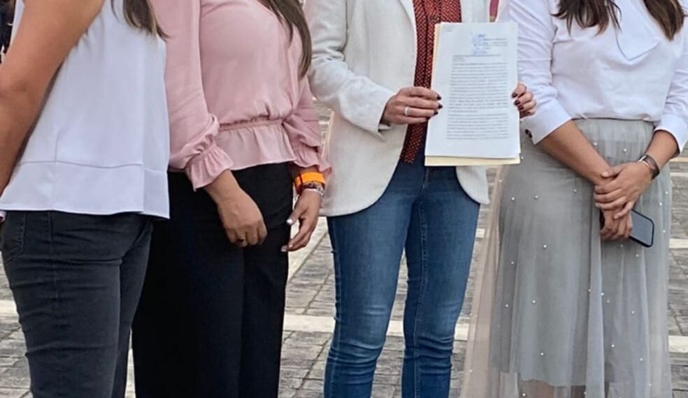 Denuncia Laura Ballesteros violencia política de genero digital ante el INE