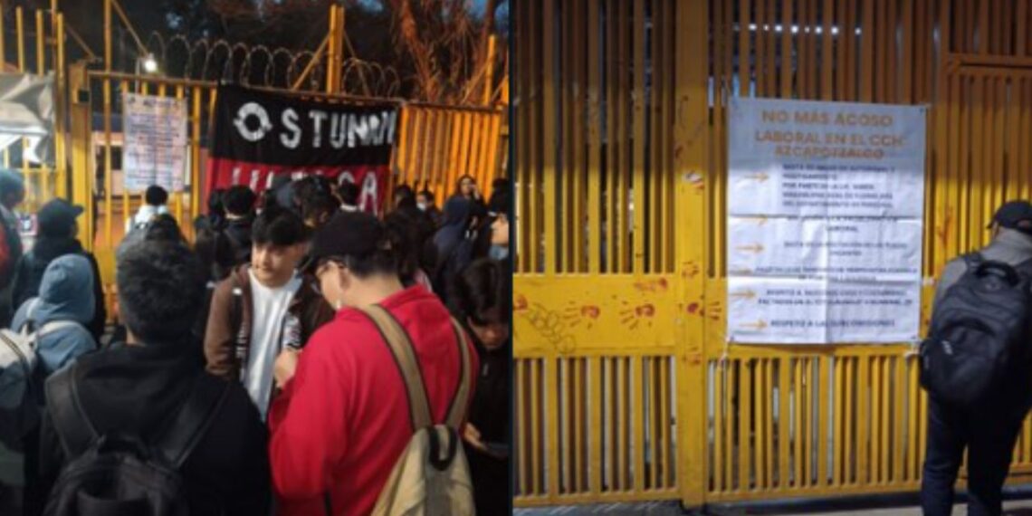 Trabajadores toman el CCH Azcapotzalco
