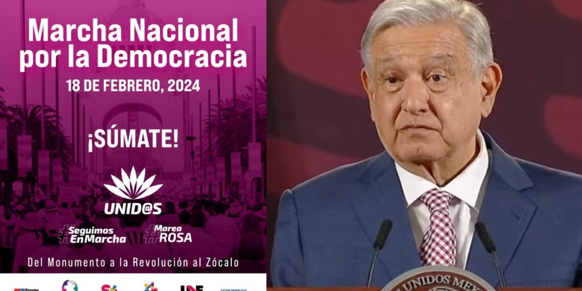 Marcha por Nuestra Democracia es para que regrese la corrupción, dice AMLO