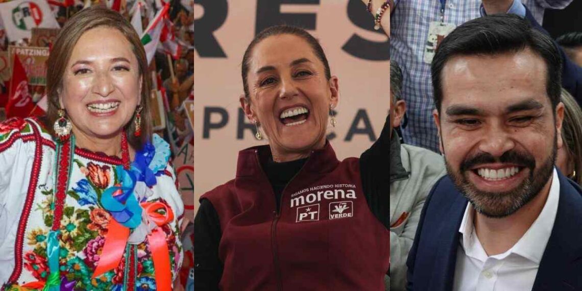 ¿Dónde arrancarán campaña Sheinbaum, Xóchitl Gálvez y Álvarez Máynez?