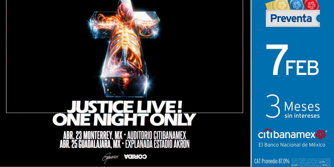 JUSTICE: el dúo francés regresa a México