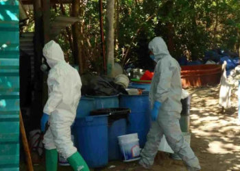 Hallan en Sonora enorme laboratorio con 80 toneladas de metanfetaminas