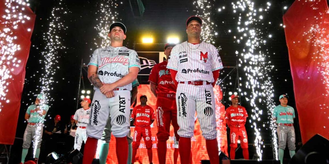 Diablos presenta sus cuatro indumentarias que utilizará en 2024 en la LMB