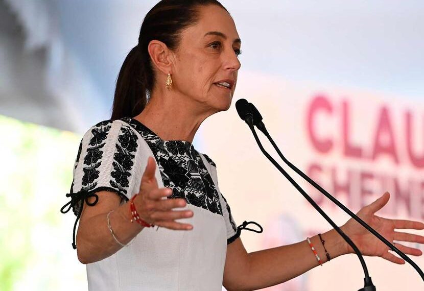 Empresarios deben pagar impuestos, señala Sheinbaum en NL