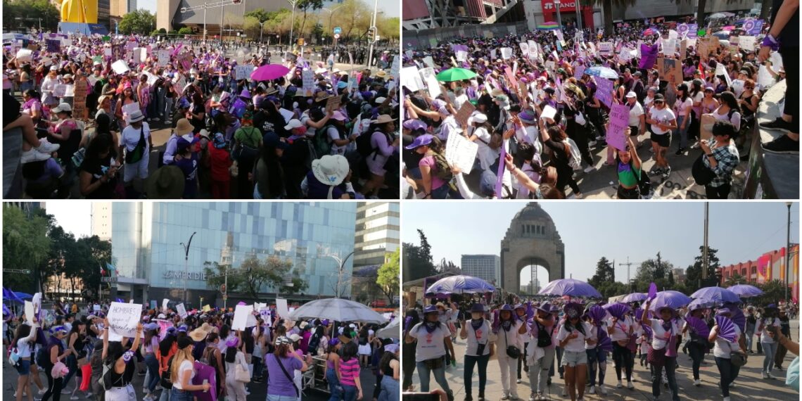 #8M Miles de mujeres marchan en CDMX porque violencia en su contra no cesa