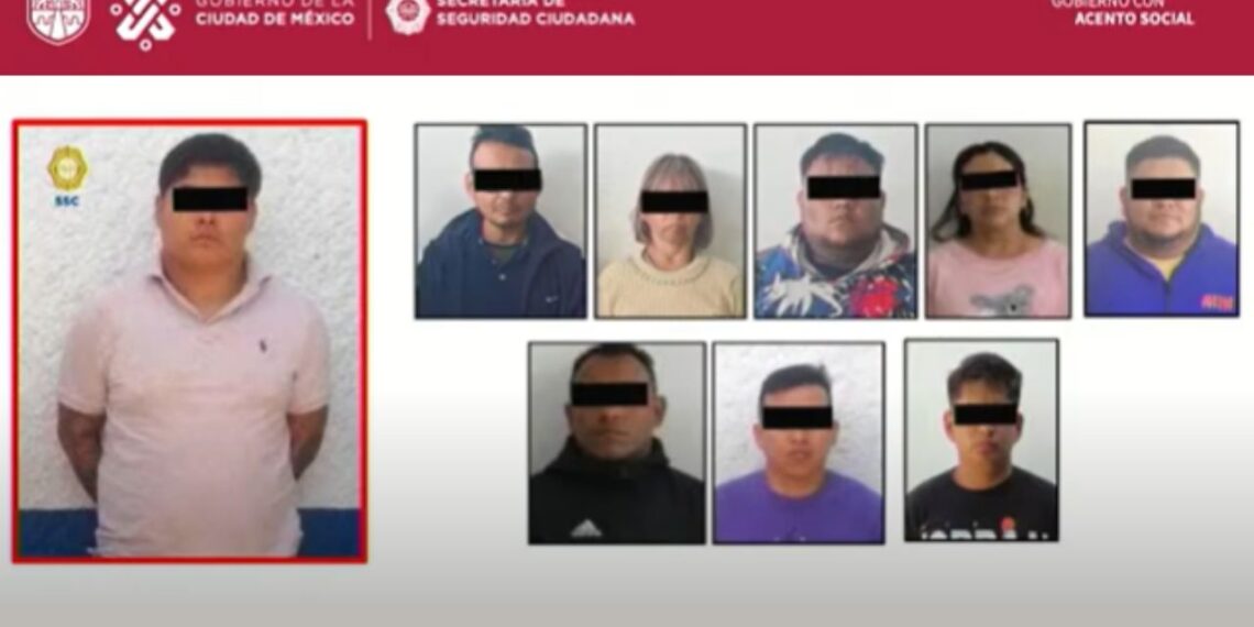 Caen 8 miembros y líder de cartel de narcomenudeo y extorsión en Tláhuac