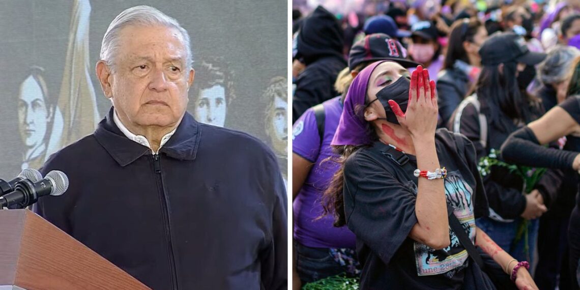 AMLO pide a mujeres “dar la cara” y no cubrir su rostro en marchas del 8M