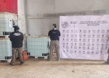 Desmantelan narcolaboratorio en Escobedo con más de media tonelada de metanfetamina