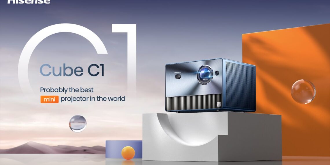 Hisense anuncia el lanzamiento del Mini Proyector Smart Laser 4K C1 TriChroma en México