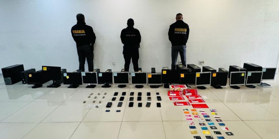 “Call center” de fraudes y extorsiones es desmantelado en Nezahualcóyotl