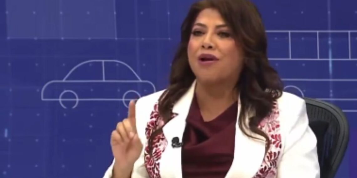 Clara Brugada asegura que los pendones de su campaña son reciclables