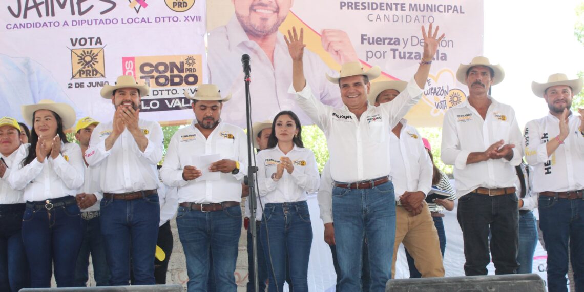 Los recursos que gestionaré deben llegar a la gente, por eso hay que votar 5 veces PRD: Silvano