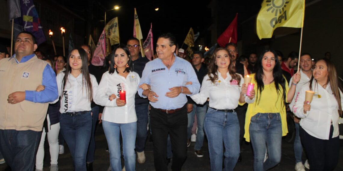 Por el bien de México, votemos 5 de 5 por las y los candidatos de la coalición: Silvano