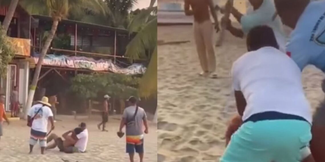 Captan “campal” entre turistas y residentes de Puerto Escondido
