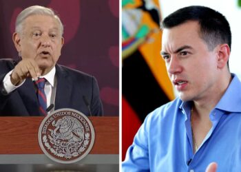 AMLO rechaza la “frivolidad” de Noboa de resolver crisis México-Ecuador con una comida