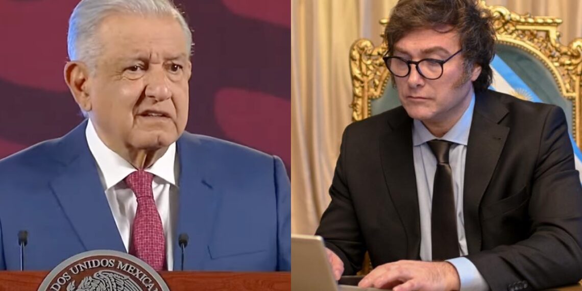 AMLO vuelve a lanzarse contra Milei y da ‘raspón’ a Andrés Oppenheimer