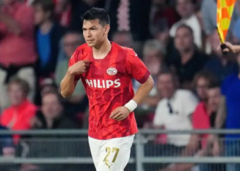 El ‘Chucky’ Lozano anota en la goleada del PSV Eindhoven