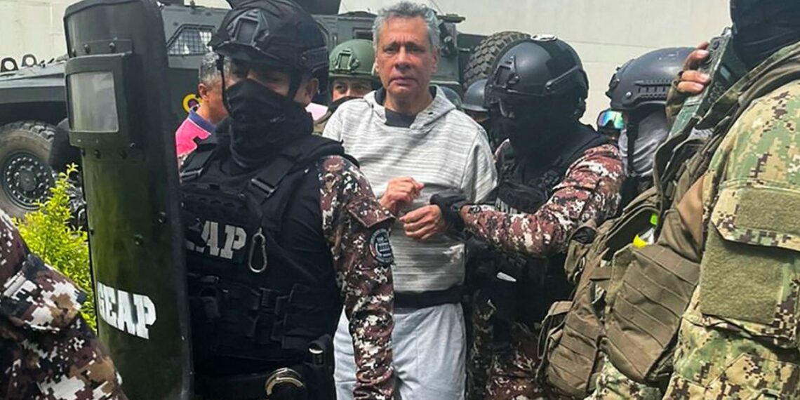 Hospitalizan al exvicepresidente de Ecuador Jorge Glas