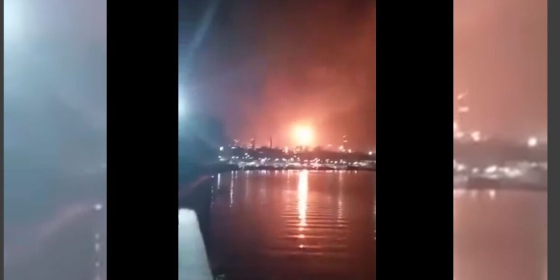 Se registra explosión en refinería Lázaro Cárdenas de Minatitlán