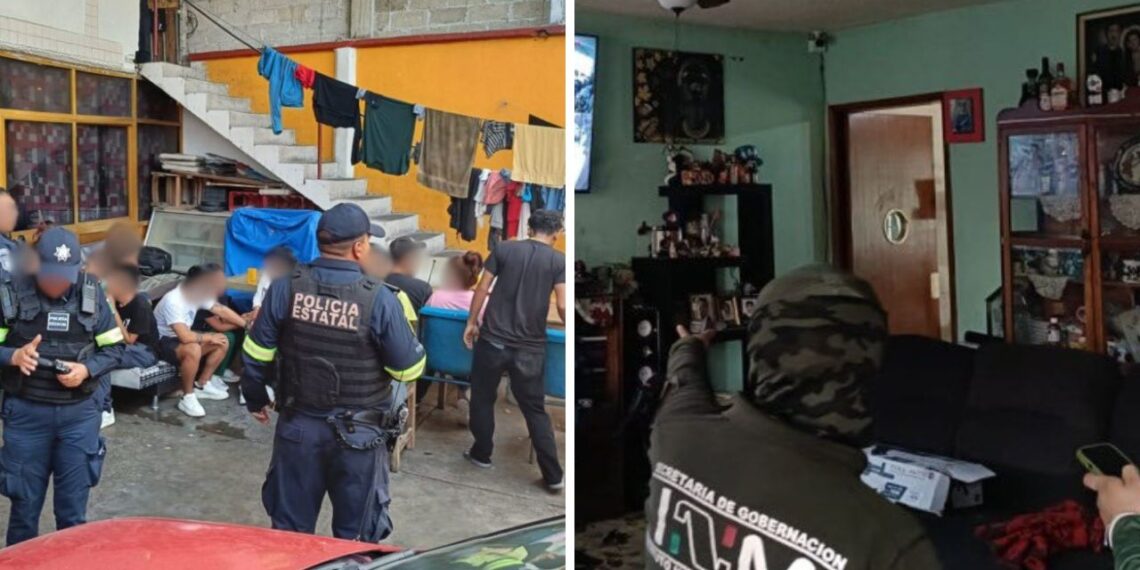 Rescatan a 38 migrantes de diversas nacionalidades en Tlalnepantla