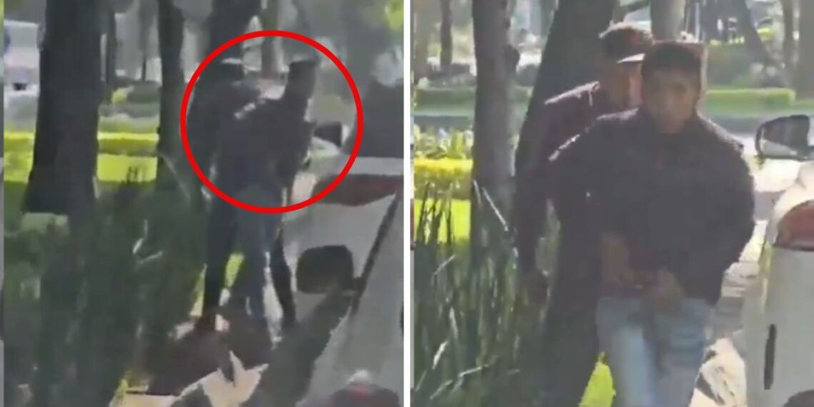 Asaltan a automovilista a plena luz del día en Paseo de la Reforma