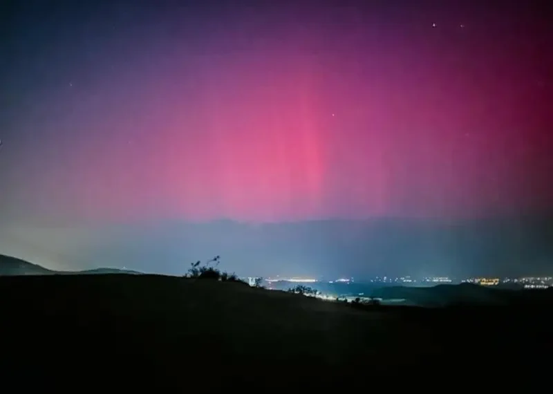 Majestuosa Aurora Boreal que ‘pintó’ la tormenta solar en cielos de México