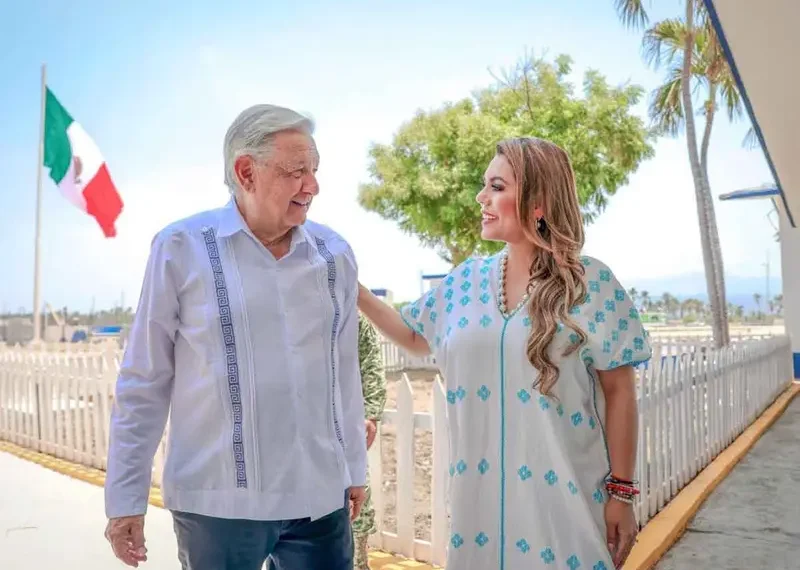 Evelyn Salgado se reúne con el presidente López Obrador