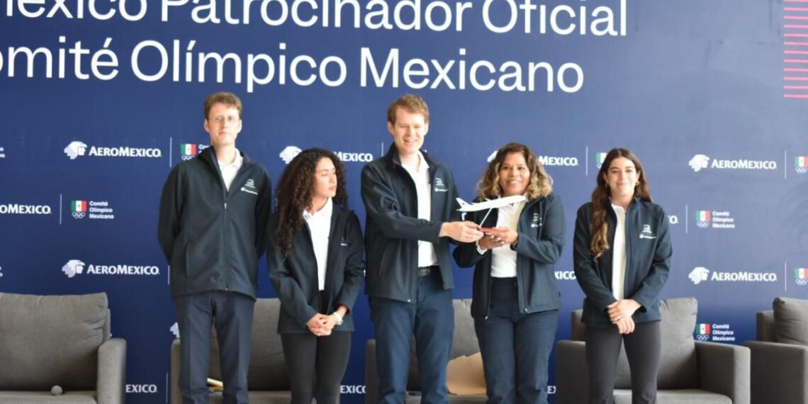 Aeroméxico le da alas a la delegación olímpica mexicana rumbo a París