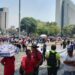 Maestros bloquean Paseo de la Reforma e Insurgentes