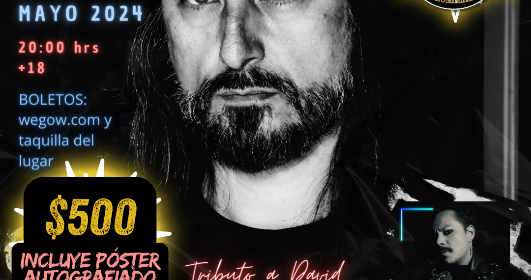 Alfonso André llevará su Tributo a David Bowie al Segundo Piso Live