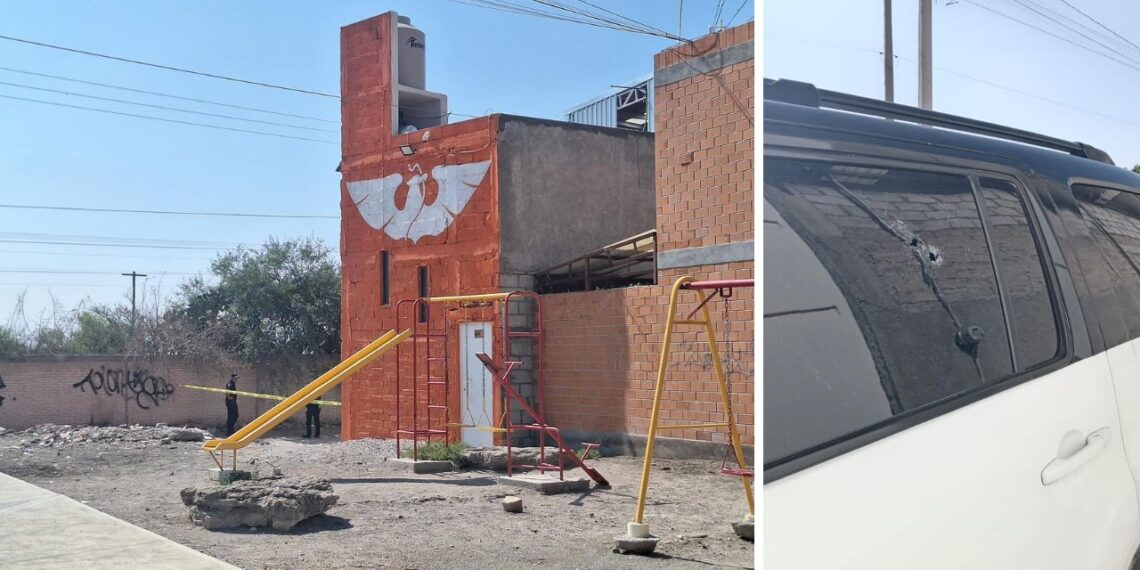 Balean casa de campaña de Juan Sandoval, candidato de MC en Puebla