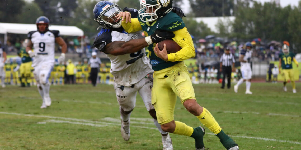 Raptors interceptó a Aaron Ellis y a los Gallos Negros; ganan 25-14 y están en la pelea para la postemporada